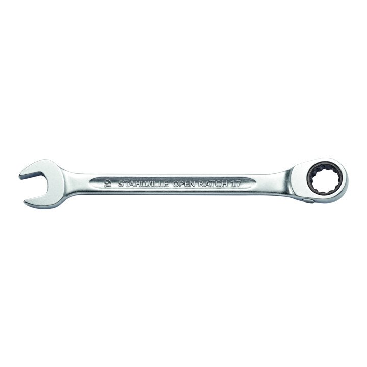 STAHLWILLE OPEN-RATCH 17 llave de carraca abierta ancho de llave 13 mm largo 182 mm ( 4000826068 )