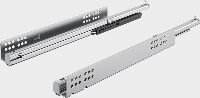 HETTICH Vollauszug Quadro V6 mit Silent System Stahl verzinkt ( 3000271491 )